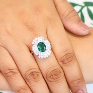 Emerald Queen Diamond Ring