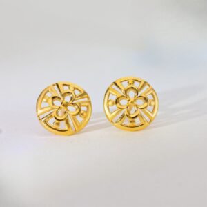 Golden Blossom Gold Earrings