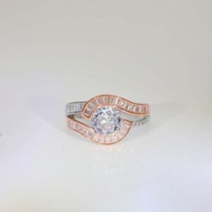 Rose Wave Diamond Cocktail Ring