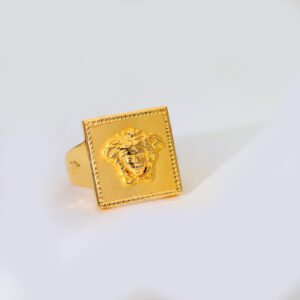 Elite Medusa Gold Gents Ring