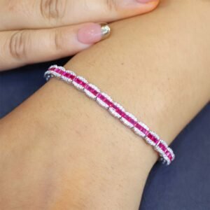 Pink Wave Girlish Bracelet