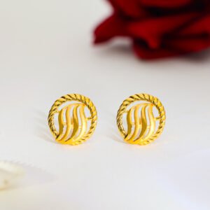 Flutter Charm Gold Earrings