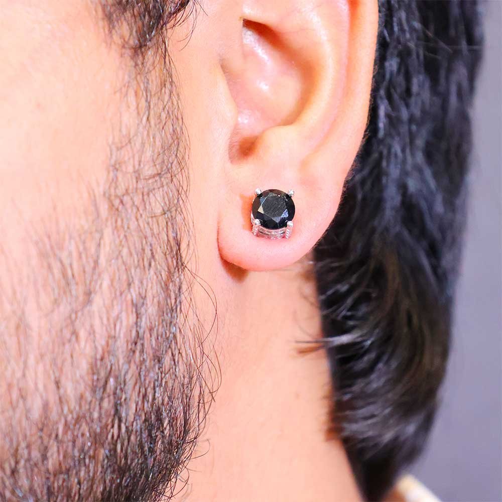 Black Crown Men Stud