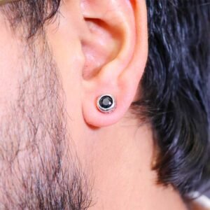 Black Dot Men Stud