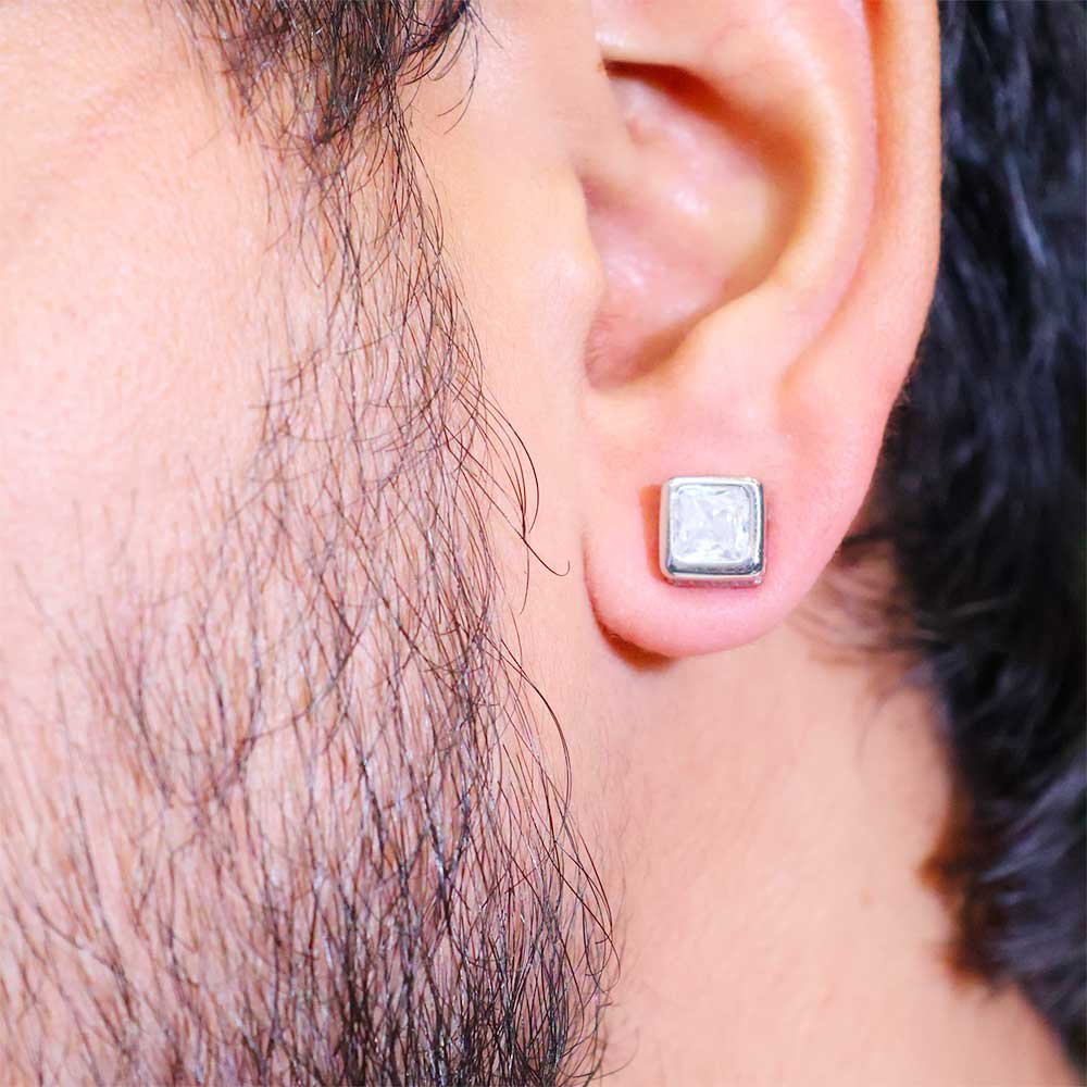 Ice Square Men Stud