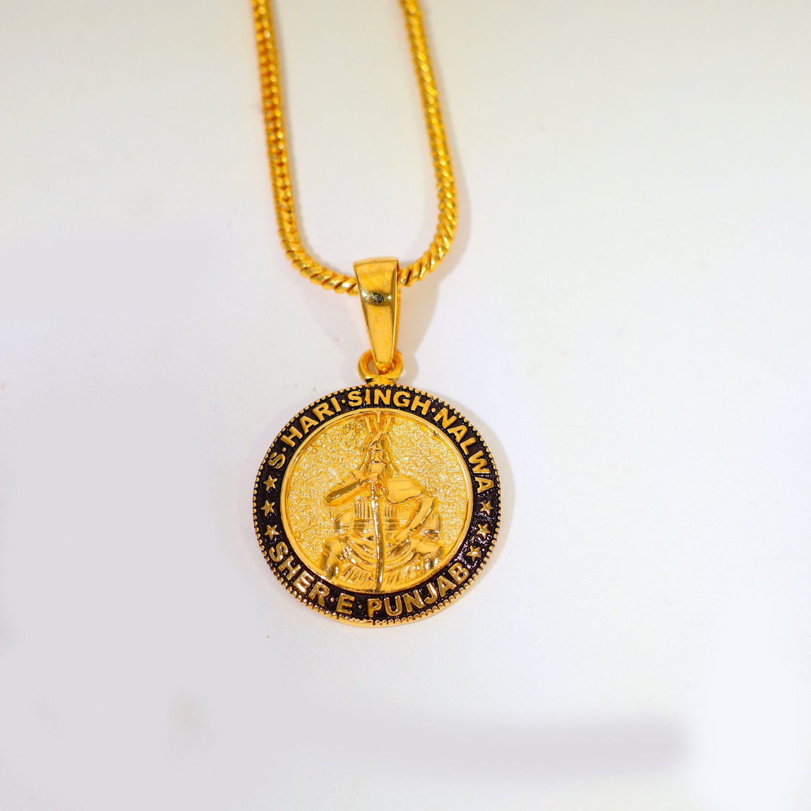 Sher-e-Punjab Gold Gents Pendant - Image 2