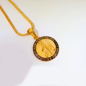 Sher-e-Punjab Gold Gents Pendant