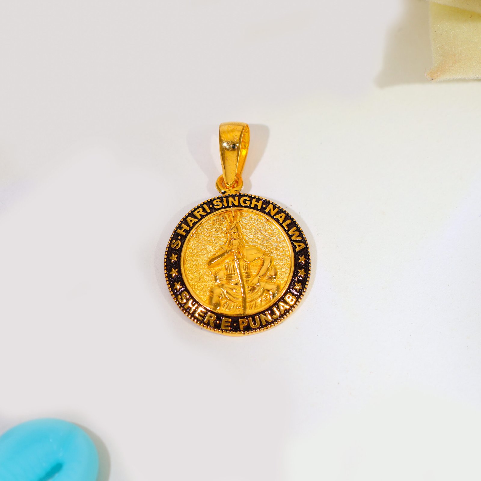 Sher-e-Punjab Gold Gents Pendant - Image 3