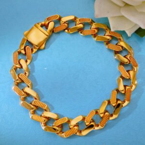 Titan Shield Gold Gents Bracelet