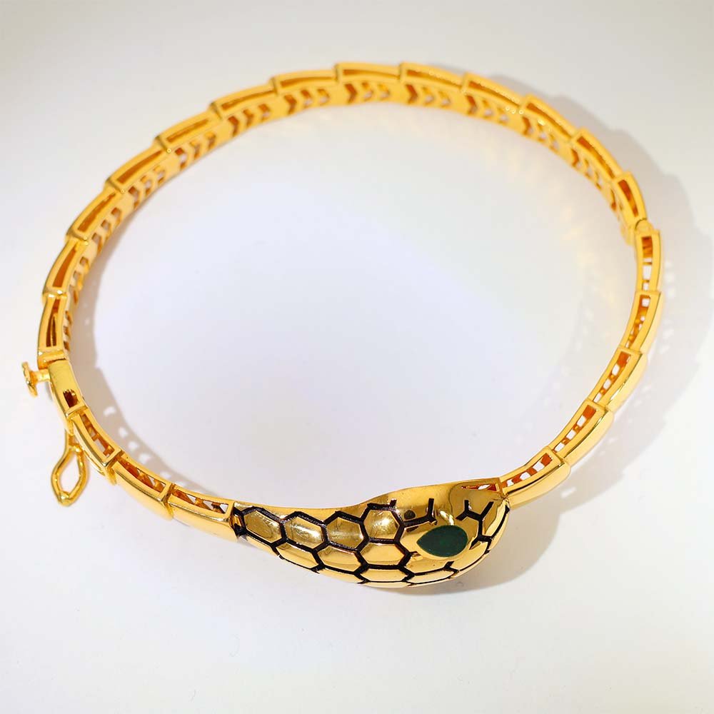 Serpentine Grace Gold Kadha - Image 2
