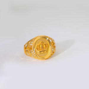 Success Icon Gold Gents Ring