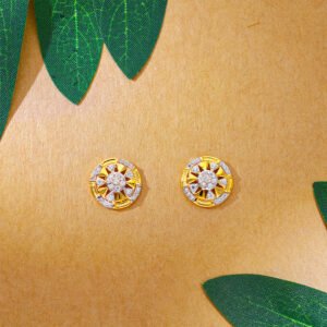 Radiant Bloom Gold Earrings