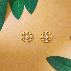Blossom Spark Gold Earrings
