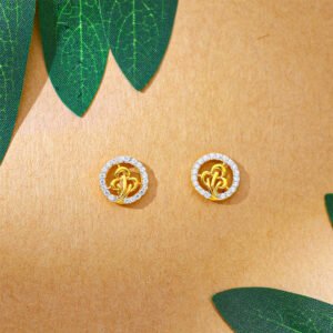 Golden Petal Earrings