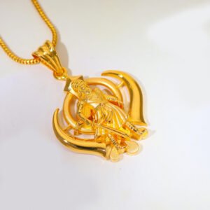 Singh Heritage Gold Gents Pendant