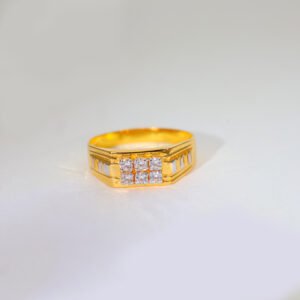 Imperial Spark Gold Gents Stone Ring