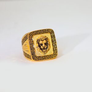 Royal Lion Gold Gents Ring