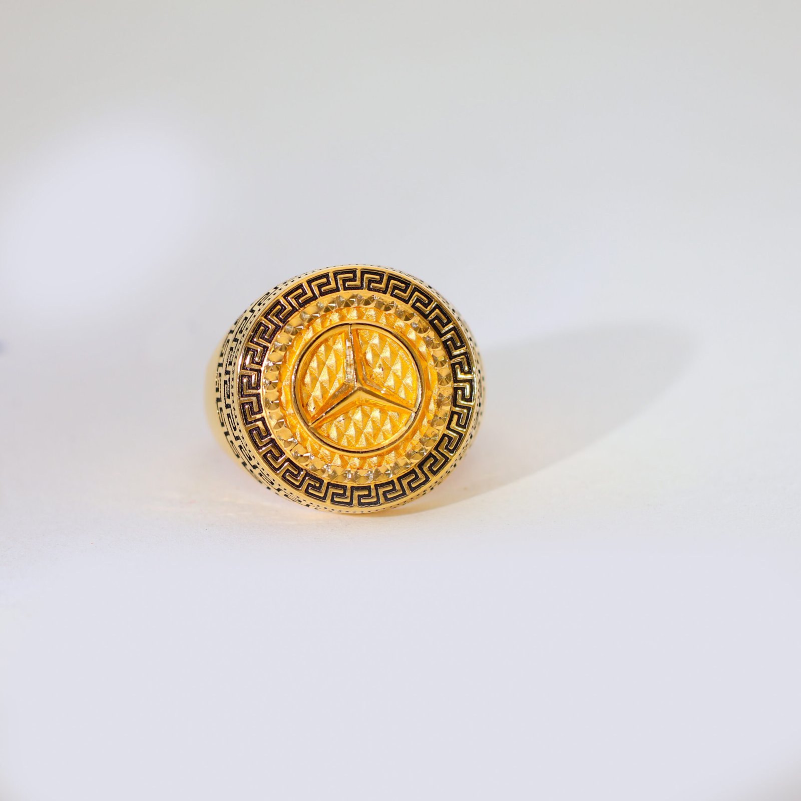 Star Drive Gold Gents Ring - Image 4