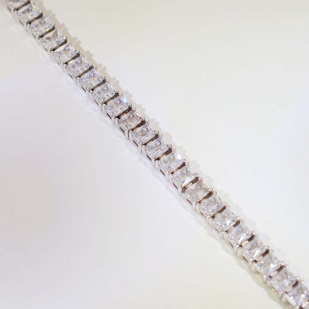 Crystal Line Solitaire Bracelet - Image 2