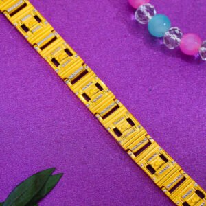 Royal Crest Gold Bracelet