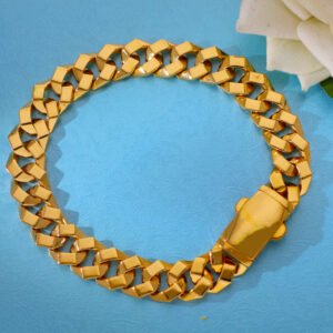 Prestige Cuban Gold Gents Bracelet