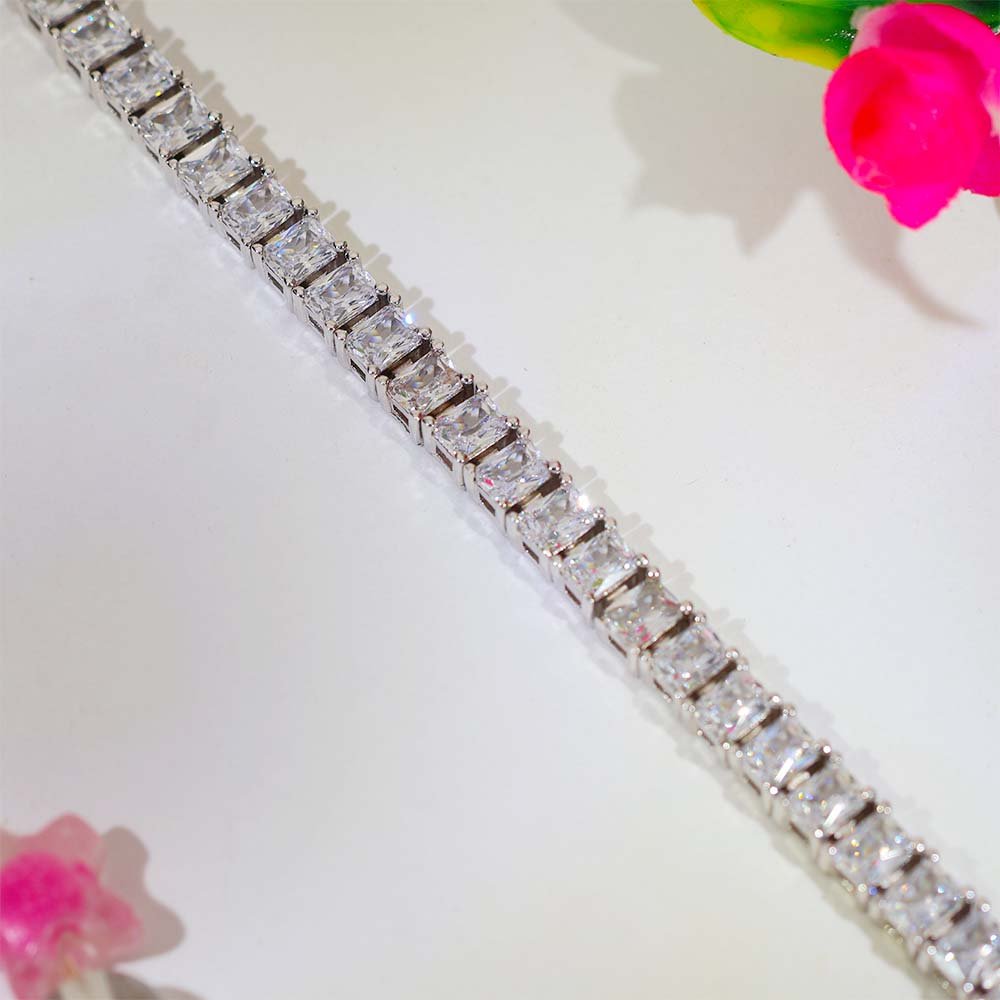 Crystal Line Solitaire Bracelet - Image 5