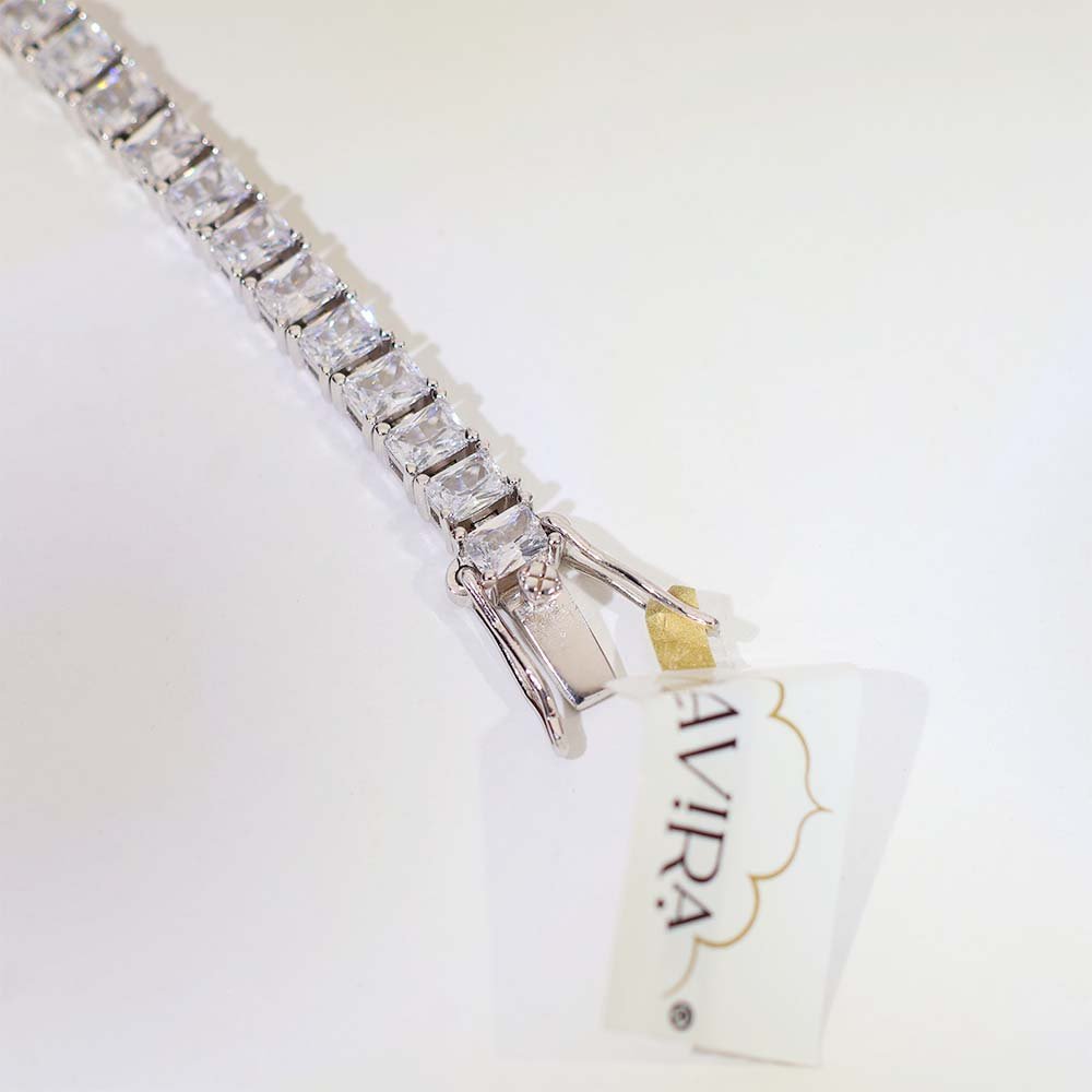 Crystal Line Solitaire Bracelet - Image 4