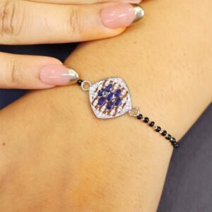 Blue Leaf Girlish Bracelet