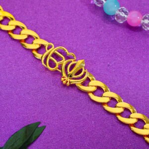 Khanda Heritage Gold Bracelet
