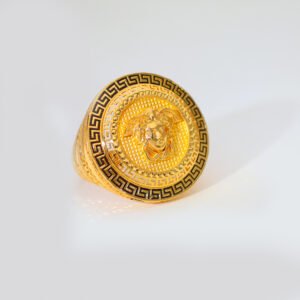 Victory Star Gold Gents Ring