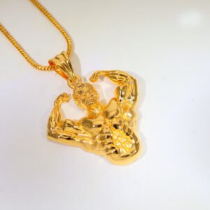 Titan Physique Gold Gents Pendant