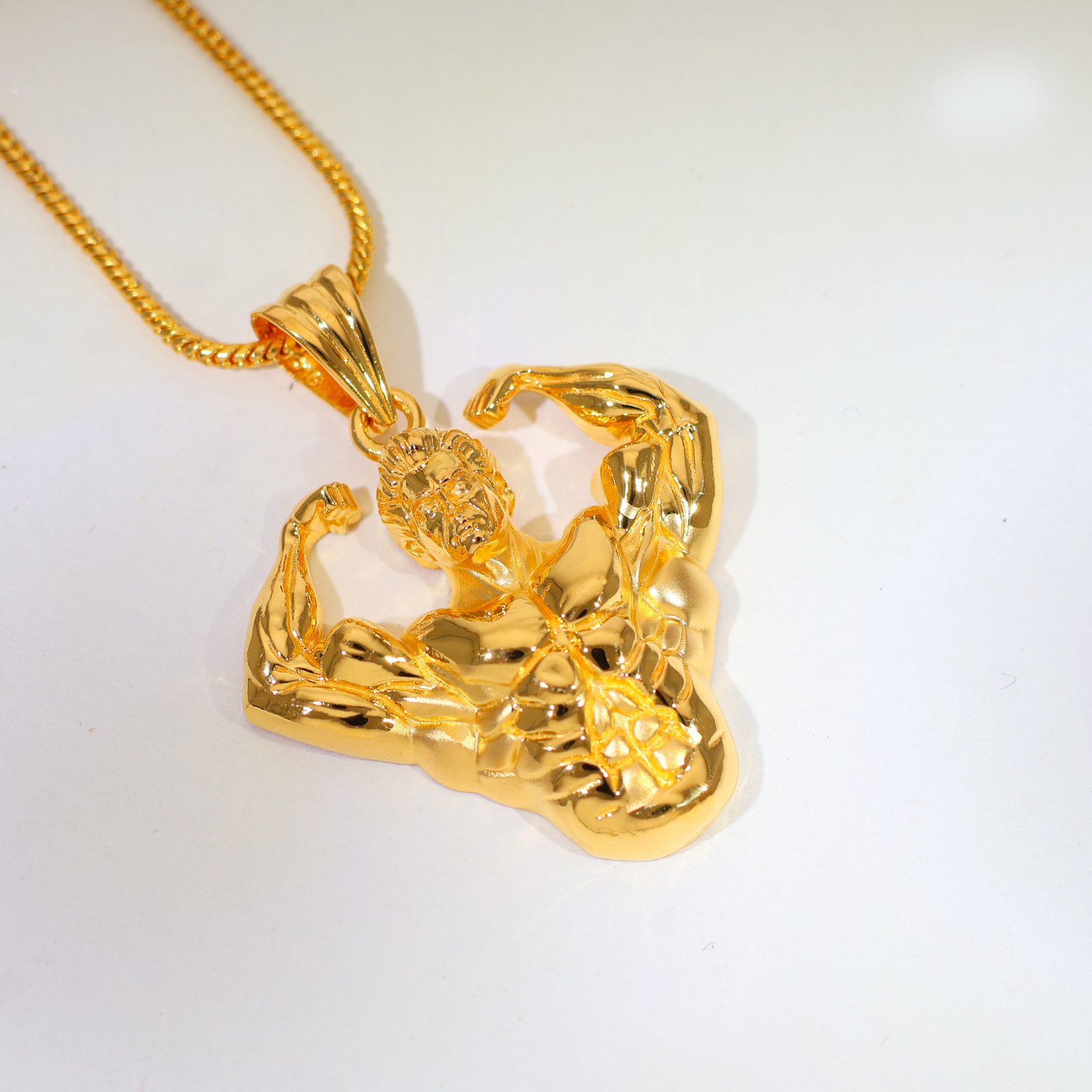 Titan Physique Gold Gents Pendant
