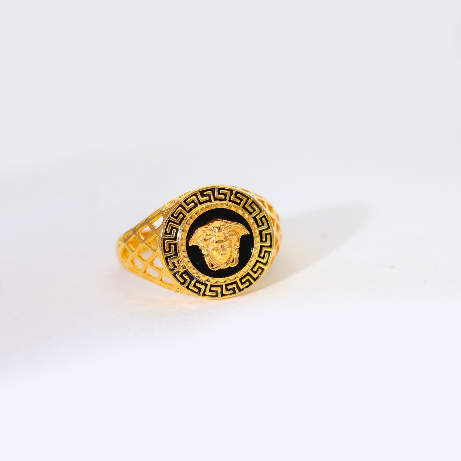 Greek Glory Gold Gents Ring