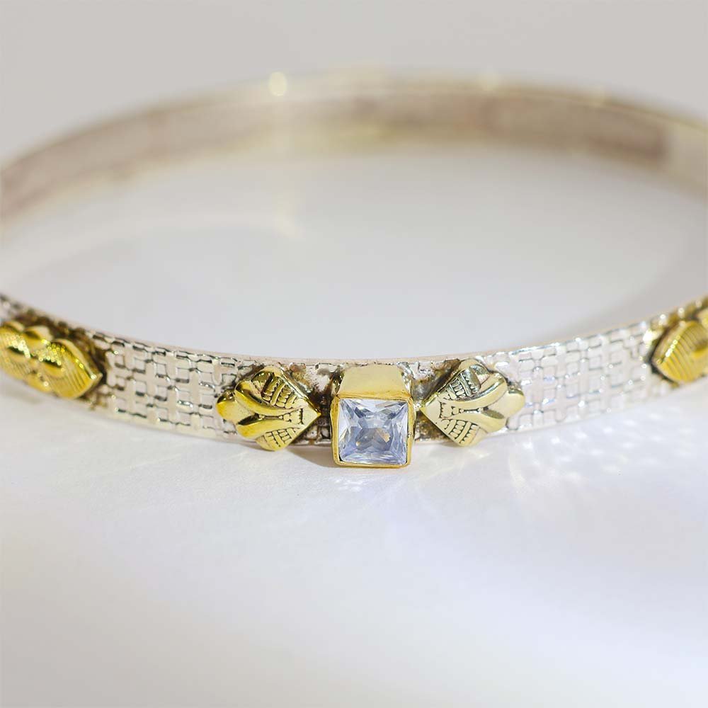 Royal Bloom Silver Bangles - Image 3