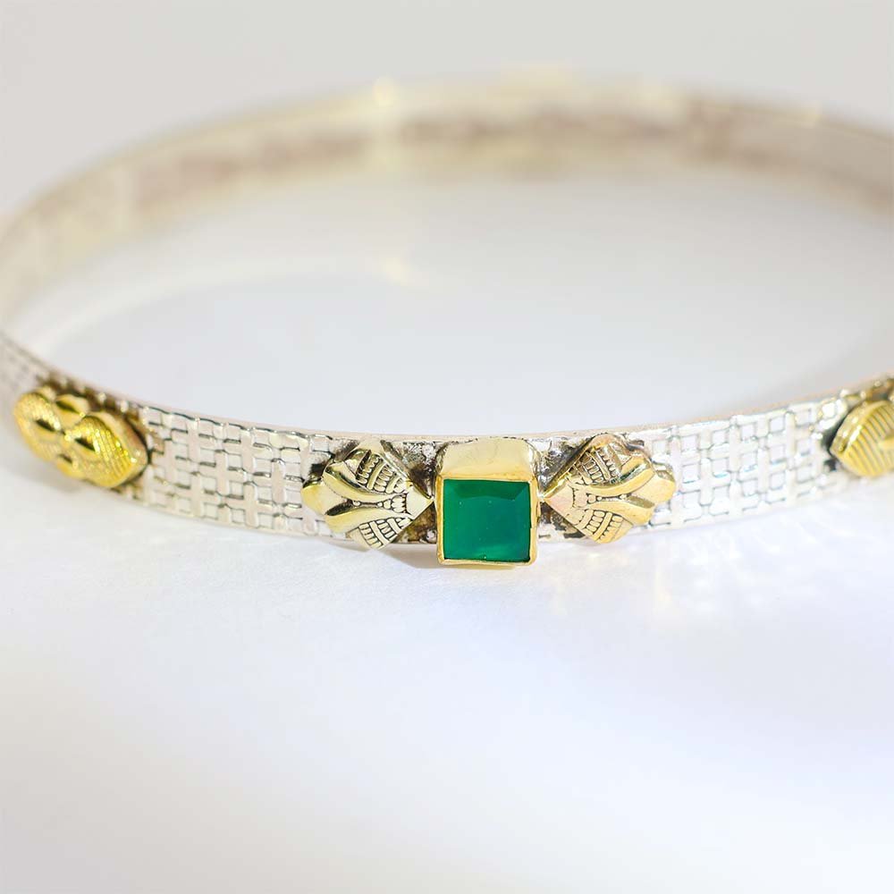 Royal Bloom Silver Bangles - Image 4