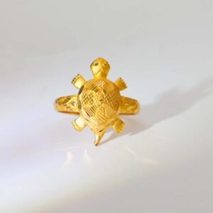 Golden Turtle Grace Ladies Ring