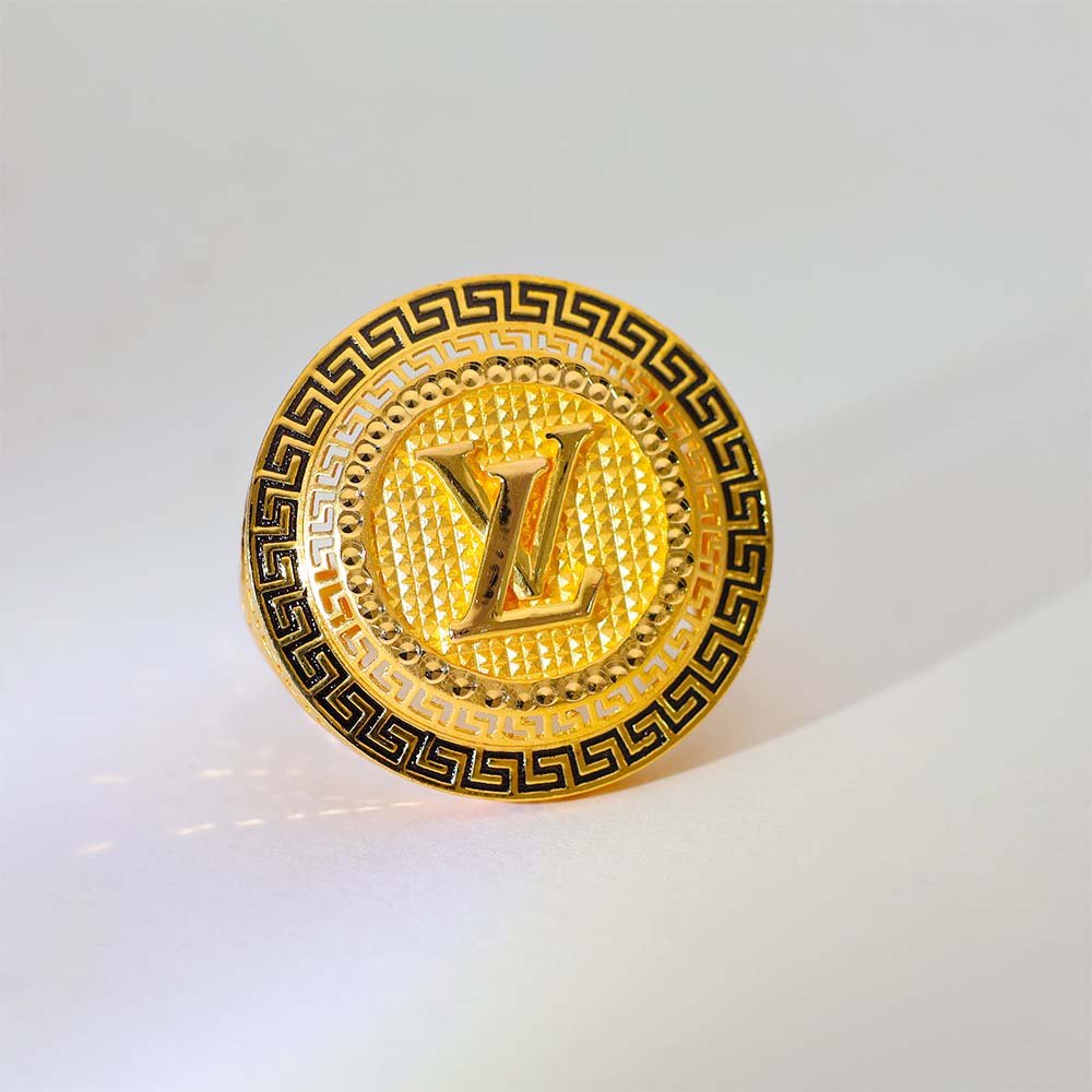 Prestige Monogram Gold Ring - Image 4