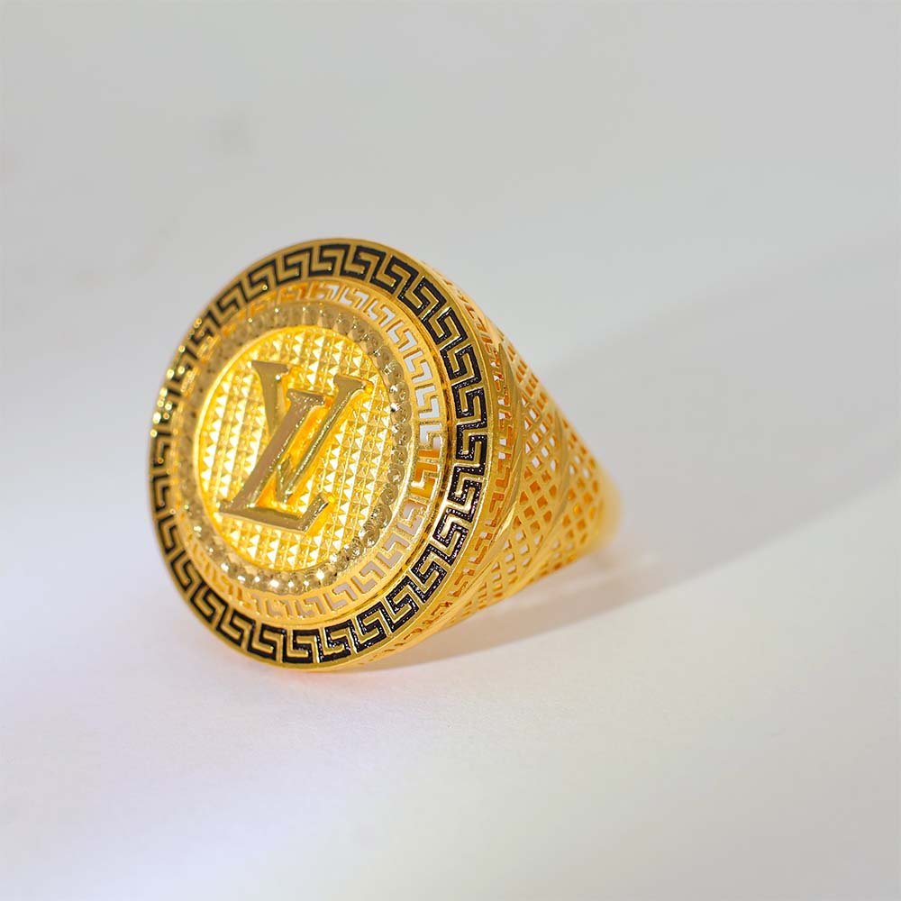 Prestige Monogram Gold Ring - Image 2