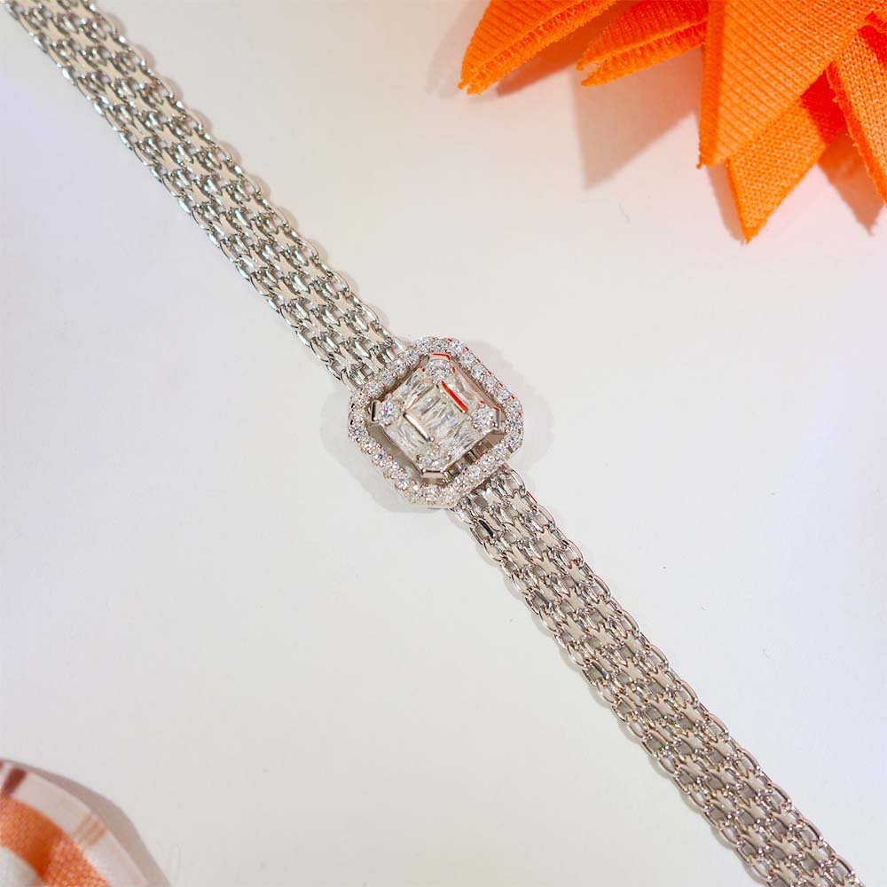 Square Sparkle Girlish Bracelet - Image 5