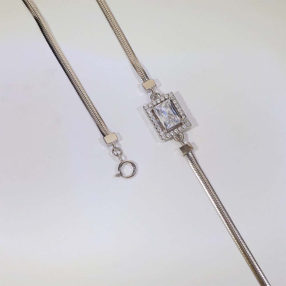 Clear Sparkle Halo Anklets - Image 3
