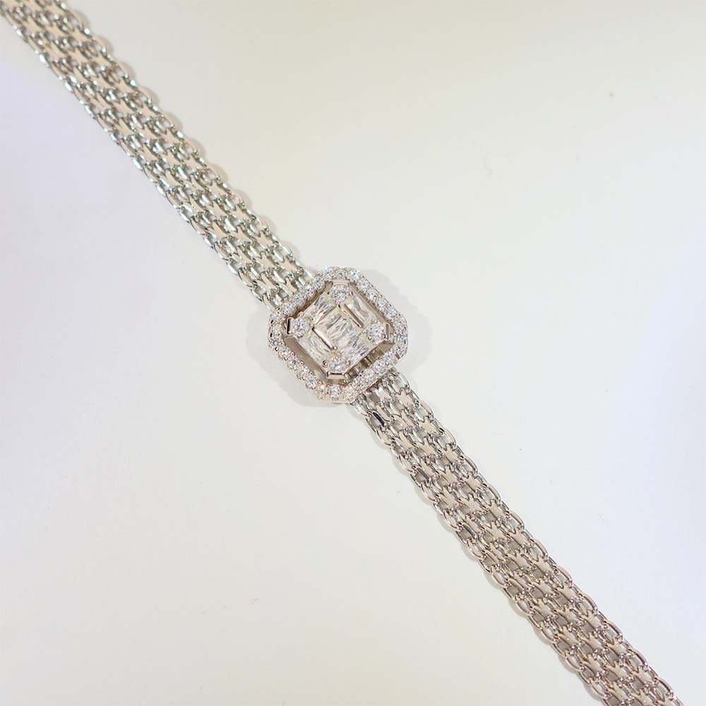 Square Sparkle Girlish Bracelet - Image 2
