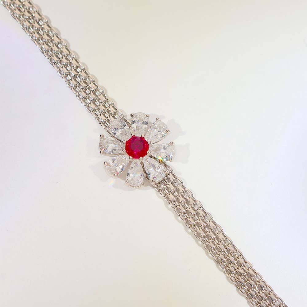 Pink Daisy Girlish Bracelet - Image 2